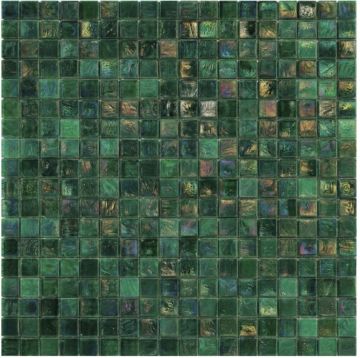 Sicis Iridium Fern 4 Glass Tile